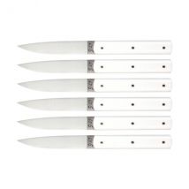 Coffret de 6 couteaux de table Perceval 9.47 blancs - Couteaux du Chef - Couteaux du Chef