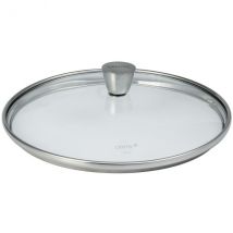 Couvercle 1826 verre trempé + inox Cristel - Couteaux du Chef - Couteaux du Chef