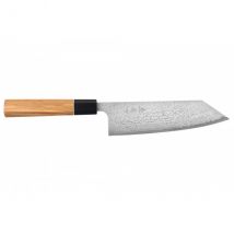 Couteau Yuzo Damas VG10 modèle bunka 18cm - Couteaux du Chef - Couteaux du Chef