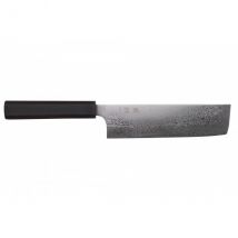 Couteau nakiri japonais Yuzo Kurogane Damas 18cm - Couteaux du Chef - Couteaux du Chef