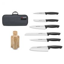 Mallette Fischer contenant 6 couteaux de cuisine Creative Chef + bloc offert - Couteaux du Chef - Couteaux du Chef
