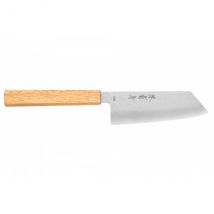 Couteau bunka artisanal 14cm TS10 chêne Sakai Kikumori - Couteaux du Chef - Couteaux du Chef
