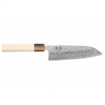 Couteau santoku 16,5cm japonais Yuzo Haruto Damas - Couteaux du Chef - Couteaux du Chef