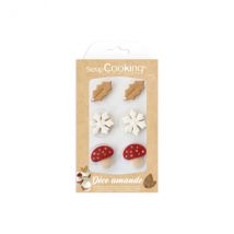 6 décors Hicer en pâte d'amande Scrapcooking - Couteaux du Chef - Couteaux du Chef