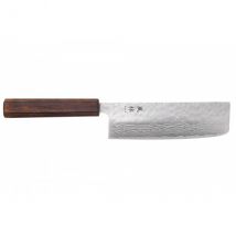 Couteau nakiri japonais Yuzo Enju Damas Tsuchime 16,5cm - Couteaux du Chef - Couteaux du Chef
