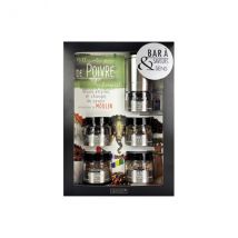 Bar à poivres bio 5 poivre + 1 moulin dévissable Savor&Sens - 75g - Couteaux du Chef - Couteaux du Chef