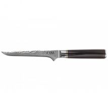 Couteau 15cm désosseur ébène damas martelé Fukito - Couteaux du Chef - Couteaux du Chef