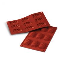 Moule à madeleines en silicone 70ml - Couteaux du Chef - Couteaux du Chef
