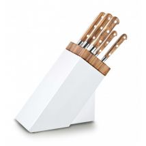 Bloc olivier SABATIER PROVENCAO 5 couteaux forgés - Couteaux du Chef - Couteaux du Chef