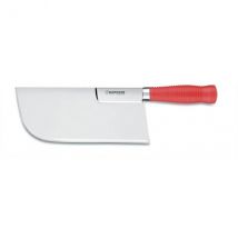 Feuille boucherie renforcée BARGOIN rouge 28cm dos droit - Couteaux du Chef - Couteaux du Chef