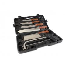 Malette de 8 couteaux et accessoires pour bouchers et chasseurs Pradel Excellence - Couteaux du Chef - Couteaux du Chef