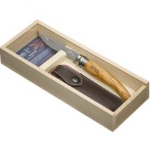 Effilé opinel n°10 en coffret cadeau avec étui, manche olivier - Couteaux du Chef - Couteaux du Chef
