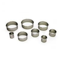 8 Emportes-pièces ronds unis de 2 à 9 cm - Couteaux du Chef - Couteaux du Chef