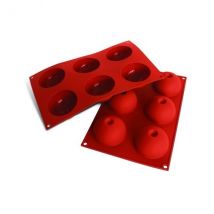 Moule silicone SILICON FLEX 6 semi sphères de diamètre 7.5cm dimensions 300x175mm - Couteaux du Chef - Couteaux du Chef