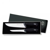 Coffret 2 couteaux pour bouchers Sanelli Gourmet manche noir - Couteaux du Chef - Couteaux du Chef