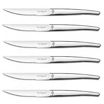 Coffret LOU LAGUIOLE 6 couteaux à steak inox manches finitions brillantes - Couteaux du Chef - Couteaux du Chef