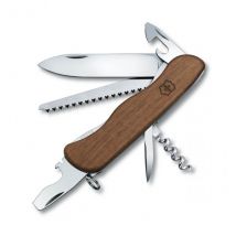 Couteau suisse modèle Forester Wood 11cm avec 7 pièces - Bois de noyer - Couteaux du Chef - Couteaux du Chef