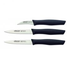 3 couteaux à Légumes Arcos nova manches noirs - Couteaux du Chef - Couteaux du Chef