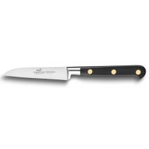 Couteau d'office 9cm dos droit sabatier Idéal inox forgé rivets laiton - Couteaux du Chef - Couteaux du Chef
