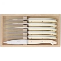 C. Dozorme coffret 6 couteaux à steak manches crèmes - Couteaux du Chef - Couteaux du Chef