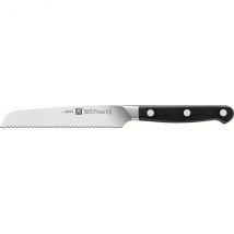 Couteau modèle universel série ZWILLING PRO lame 13cm dentelée - Couteaux du Chef - Couteaux du Chef