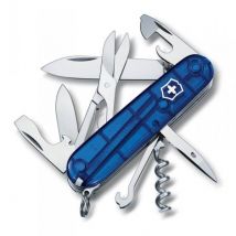 Couteau suisse Climber Victorinox bleu translucide 91mm - Couteaux du Chef - Couteaux du Chef