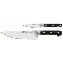 Coffret ZWILLING PRO 2 couteaux de cuisine forgés - Couteaux du Chef - Couteaux du Chef