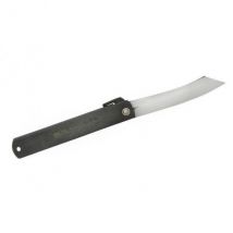 Couteau Higonokami lame carbone manche noir acier gravé de 12cm - Couteaux du Chef - Couteaux du Chef