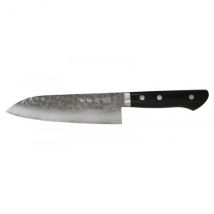 Couteau santoku 16,5cm - Japan Kanetsune - Acier VG1 avec martelage - Couteaux du Chef - Couteaux du Chef