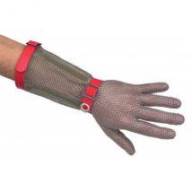 Gant de protection avec manchette en cotte de maille inox taille M marque Niroflex - Couteaux du Chef - Couteaux du Chef