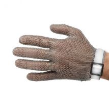Gant de protection Niroflex en cotte de maille inox taille S sangle blanche - Couteaux du Chef - Couteaux du Chef