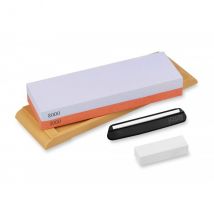 Set aiguisage Yaxell avec pierre double face 3000 et 8000 + socle et guide - Couteaux du Chef - Couteaux du Chef