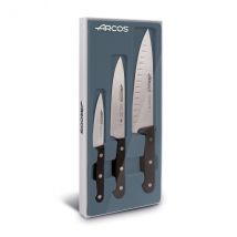 Coffret Arcos gamme Universal 3 couteaux pour la cuisine - Couteaux du Chef - Couteaux du Chef