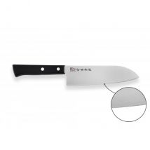 Couteau modèle santoku 17cm surface micro-dentelée Kanetsugu Rev 21 - Couteaux du Chef