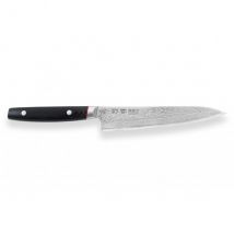 Couteau Kanetsugu Saiun modèle Utile 15cm lame damas - Couteaux du Chef - Couteaux du Chef