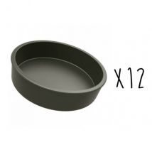 Lot de 12 moules pour millasson évasé en Exoglass Matfer - Couteaux du Chef - Couteaux du Chef