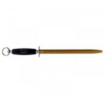 Fusil de boucher 'Titanium II' mèche ovale diamant 30cm FISCHER - Couteaux du Chef - Couteaux du Chef