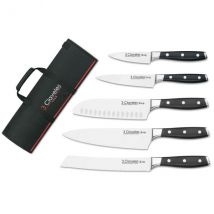 Trousse cuisine 5 couteaux acier inox forgé 3 Claveles Toledo - Exclusivité - Couteaux du Chef - Couteaux du Chef