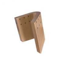 Bloc Artelegno Grand Prix forme Curve pour la cuisine - 2 bois possibles - Couteaux du Chef - Couteaux du Chef