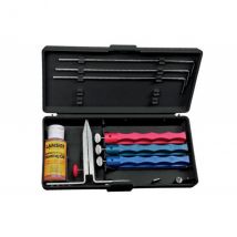 Kit d'aiguisage Lansky contenant 3 pierres avec un étrier et une huile - Couteaux du Chef - Couteaux du Chef