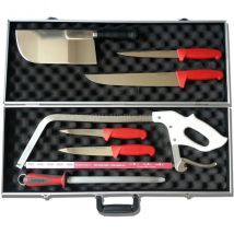 Malette de 7 couteaux professionnels Fischer pour Bouchers - Couteaux du Chef - Couteaux du Chef