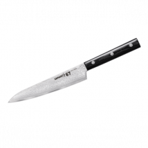 Couteau universel Samura Damascus 67 15cm micarta noir - Couteaux du Chef - Couteaux du Chef