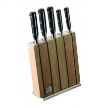 Bloc 5 couteaux Sabatier Trompette acier inox - Couteaux du Chef - Couteaux du Chef