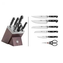 Bloc 6 pièces Zwilling Pro auto-aiguisant - Couteaux du Chef - Couteaux du Chef