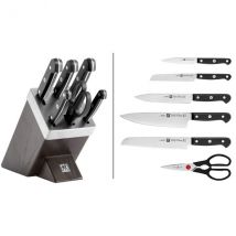 Bloc avec couteaux - 6 pièces Zwilling Gourmet - Couteaux du Chef - Couteaux du Chef
