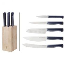 Bloc 5 couteaux Intempora Opinel bois de hêtre - Couteaux du Chef