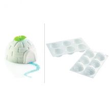 Moule silicone 6 igloos Silikomart - Couteaux du Chef - Couteaux du Chef