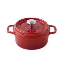 Cocotte ronde rubis Invicta 24cm fonte émaillée - Couteaux du Chef - Couteaux du Chef