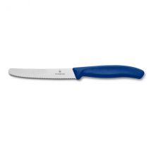 Couteau de table bleu lame acier inox 11cm VICTORINOX - Couteaux du Chef - Couteaux du Chef