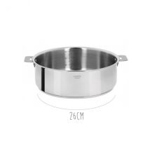 Sauteuse inox haute qualité Cristel Casteline Amovible - Couteaux du Chef - Couteaux du Chef